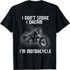 Ich schnarche nicht, ich träume, ich bin ein Motorradfahrer T-Shirt