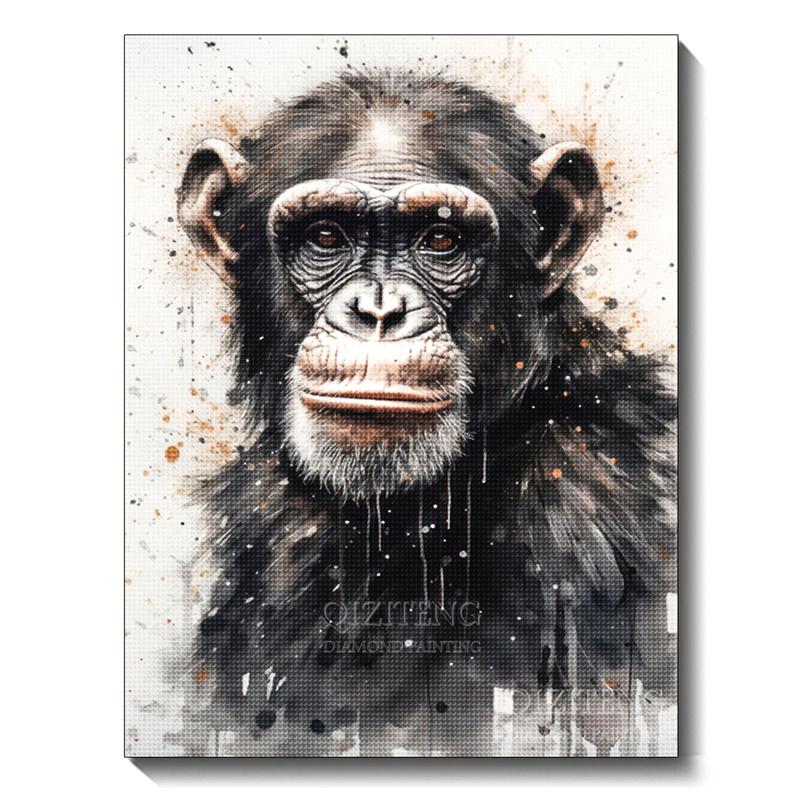 Black and White Animal Diamond Art Painting Dog 5D Full Diamond Mosaic Embroidery Cross Stitch Set Home Decoration Diy