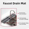 Splash-Proof Kitchen Sink Draining Pad Easy Clean Sink Splash Pad  Bathroom Use