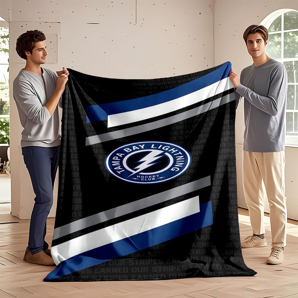Tampa Bay Lightning Hockey Blanket print blanket soft and cozy perfect for the living room bed sofa or a nap,gift