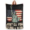 Charlie Kirk A True Patriot Blanket Quality Soft Warm Bedding Throws Spring Girls Boys Living Room Street Trend Bedspread