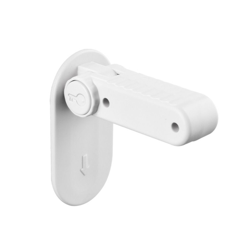 Self Adhesive Baby Safety Locks Plastic Children Security Protector Door Handle Locks  Pet Room