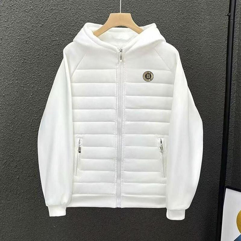 High-Quality Letter Print Hooded Zip-Up Cotton