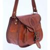 Leather Messenger Shoulder Cross Body Bag Handmade Purse Women's Vintage
