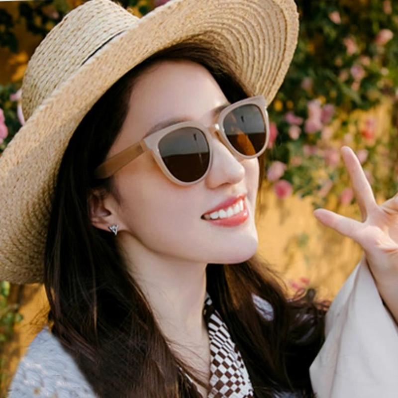 Liu Yifei Xu Hongdou Has The Same Brown Sunglasses As Female Gm Versatile Classic Retro Polarized Sunglasses