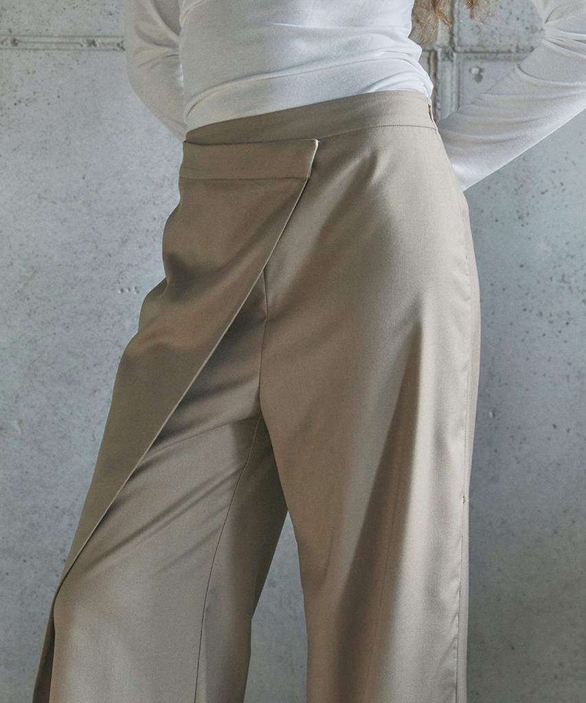 IHR Wrap Wide Pants / Beige