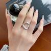 Adjustable Women's Hollow Heart Ring – Trendy, Versatile, Stackable Index Ring
