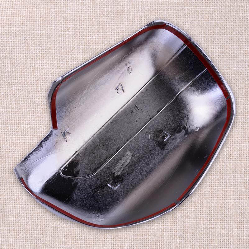 1 Pair Side Rear View Mirror Cover Trim Fit for Toyota Tacoma 2005 2006 2007 2008 2009 2010 2011 Chrome Silver