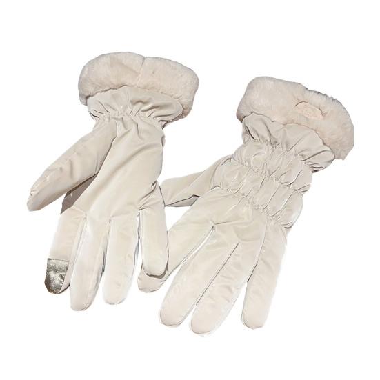 Winter Touch Screen Cycling Gloves For Women Thick Windproof Ski Snow Mittens