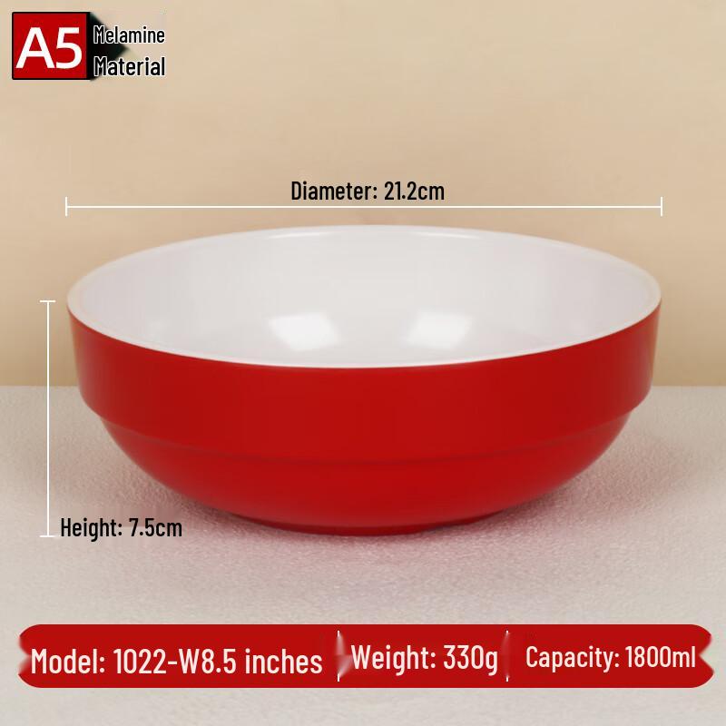 A5 Melamine 8.5-inch Dining Bowl