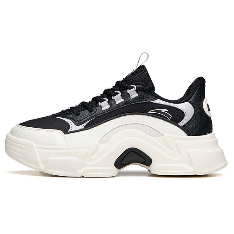 

Anta Fashionable Versatile Shock Absorbing Non-Slip Low-Top Dad Shoes Women sneaker Black 122138887-6