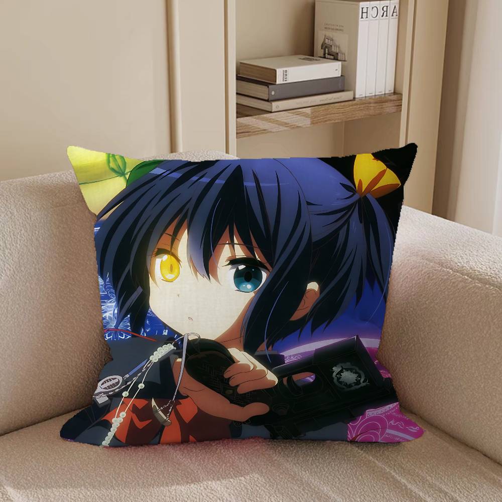 Chuunibyou R-Rikka TakanashiS Cell Pillow Case Removable Washable Cushion Cover – All-Season Soft Linen