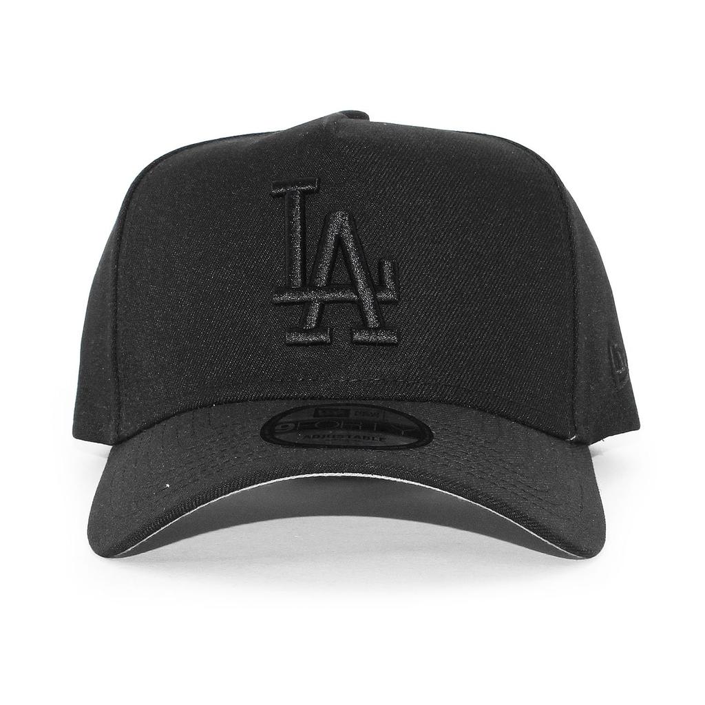 New Era 9FORTY SNAPBACK CAP 940 MLB NFL NBA MLS Snapback One Los Angeles Dodgers A-FRAME A-FRAME (JP, Alphabet, Size, (Blackout)) [Used]