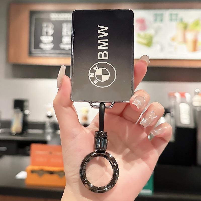 Fashion TPU Car Smart NFC Card Key Case Full Cover Shell For BMW M 3 5 7 Series X1 X3 X5 X6 X7 535le Keychain Holder Accessories cybf04