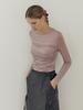 HUNCH Shirring Drape Tee (3 Colors)