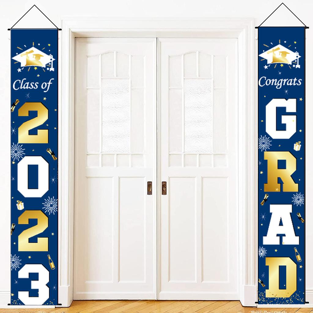 Grad Congrats Graduation Gateway Graduation Party Courtyard Arrangement Door Curtain Poster Customization