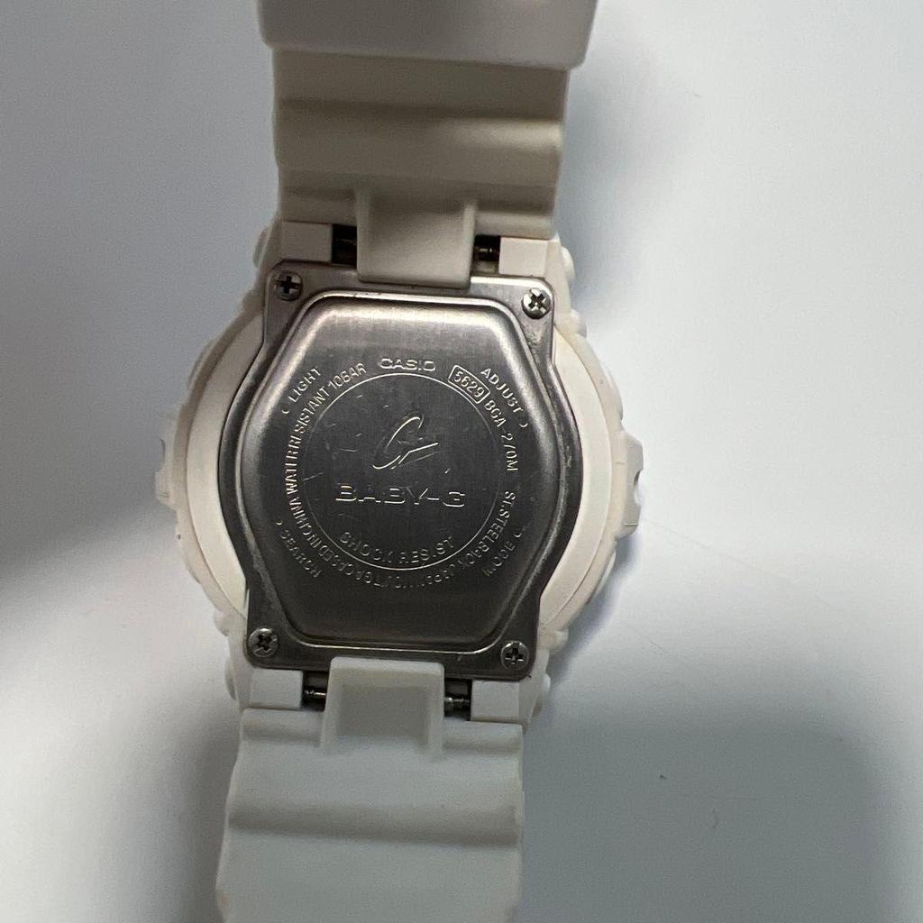 Used CASIO BABY-G Ana-Digi Watch White