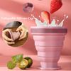 220ml Folding Cup BPA FREE Food Grade Silicone Water Cup Travel Outdoor Camping Portable Telescopic Cup Coffee Cups Drinking Mug