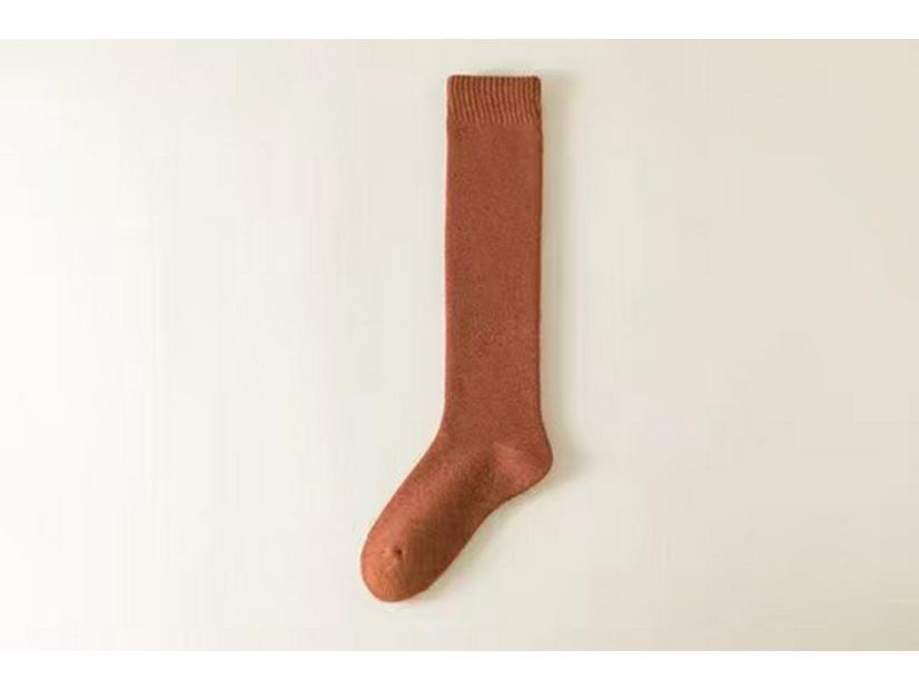 Women's Fleece-Lined Over-the-Knee Thickened Terry Socks - Slimming & Versatile for Autumn/Winter