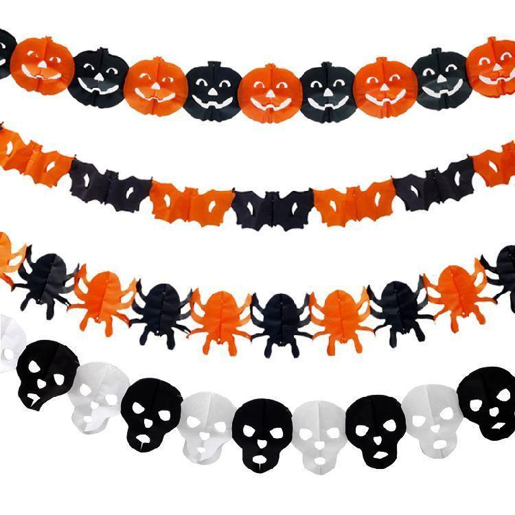 Halloween Pumpkin Lanterns & Spider Decorations for Bars, Malls, Kindergartens
