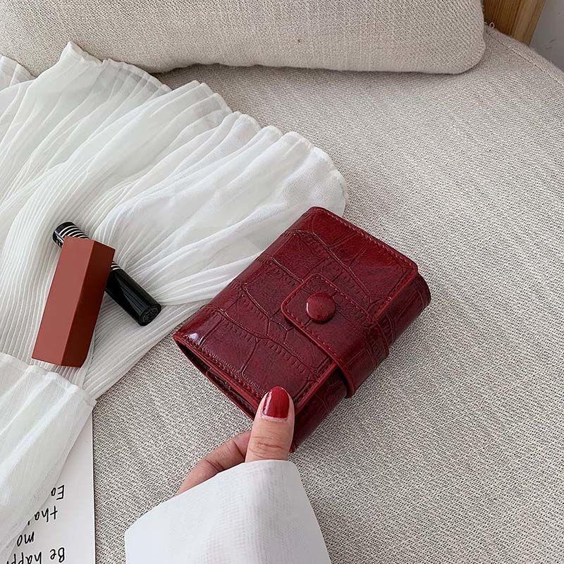 1pcs Mini Lipstick Bag Portable Crossbody Touch-Up Bags with Mirror Compact Organizer for Lipsticks & Face Powders