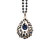 Elegant Women’s Crystal Flower Pendant Necklace - Versatile Autumn/Winter Sweater Chain Accessory