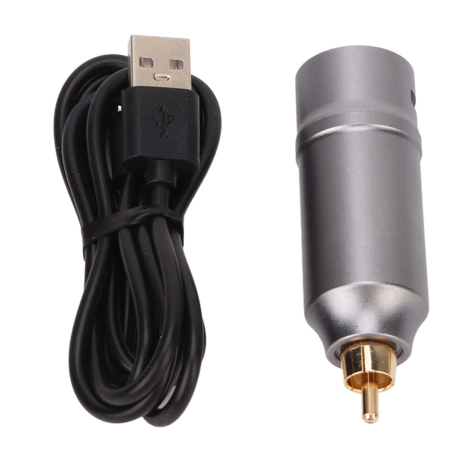 

Источник питания для тату-ручки 1300 мАч USB-перезаряжаемый светодиодный дисплей Беспроводная тату-машинка из алюминиевого сплава