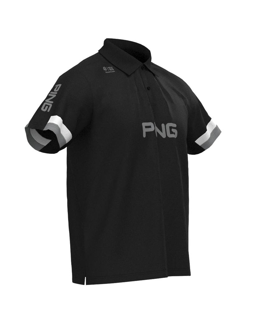 Ping Apparel Short Sleeve Polo Shirt Golf Size LL Men's [AddElm Series] (ADD.03 Technology) / / 621-3260803 010_Black,