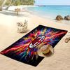 Asciugamano da Spiaggia Stampato AC Milan Asciugamano Morbido ad Asciugatura Rapida Coperta da Spiaggia Rettangolare Grande Portatile per Viaggi Piscina