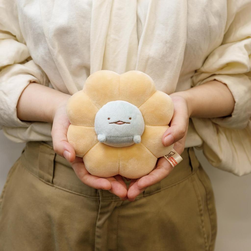 San-X Sumikkogurashi Mister Donut Collaboration Collectible Plush Toy Lizard Pon De Ring MO49101