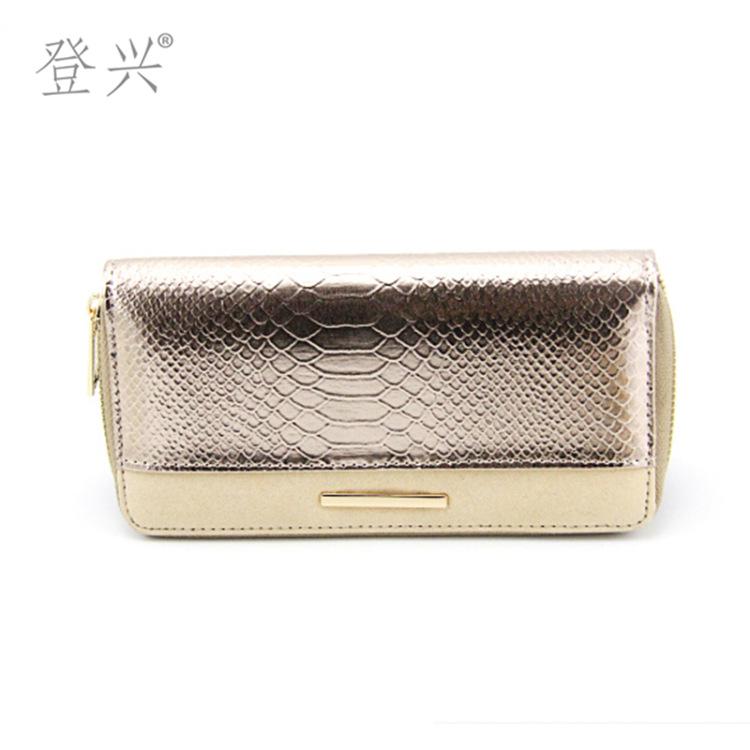

New women s sequined long wallet, splicing bag wallet, clutch bag Yiwu