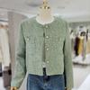 Ab.f.z 2026SS Round Tweed Jacket AZA1ZJ03