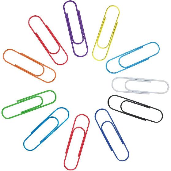 Paper Clips, 40 Pack 4 Inches Mega Large Paper Clips - 100mm Extra Large Multicolored Jumbo Coated Paperclips Big Sheet Holder for Office School