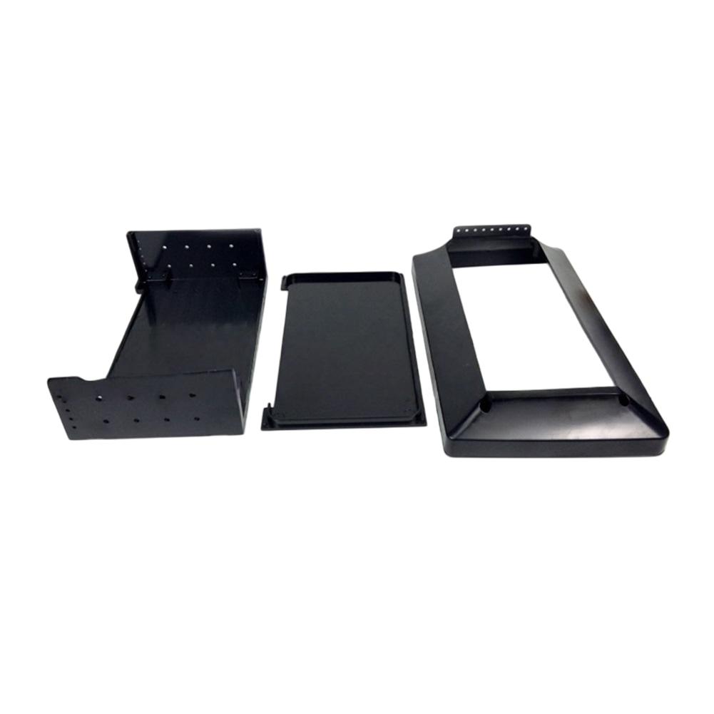 For 1DIN to 9 inch or 10.1 inch Car Audio Mounting Fascia Kit ABS Plastic Frame for Horizontal Head Unit Dashboard Fit
