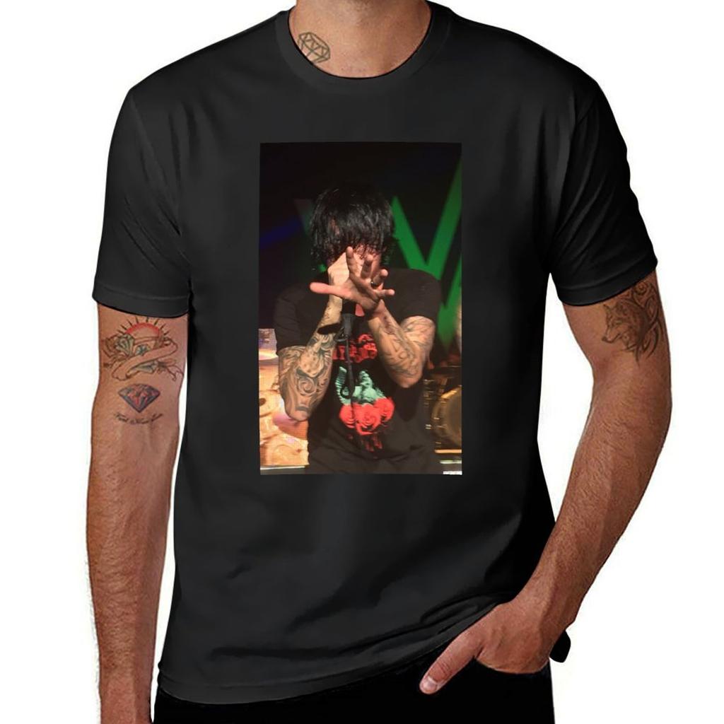 Kellin Quinn Tshirt Summer Tops Anime Clothes T Shirts for Men Cotton