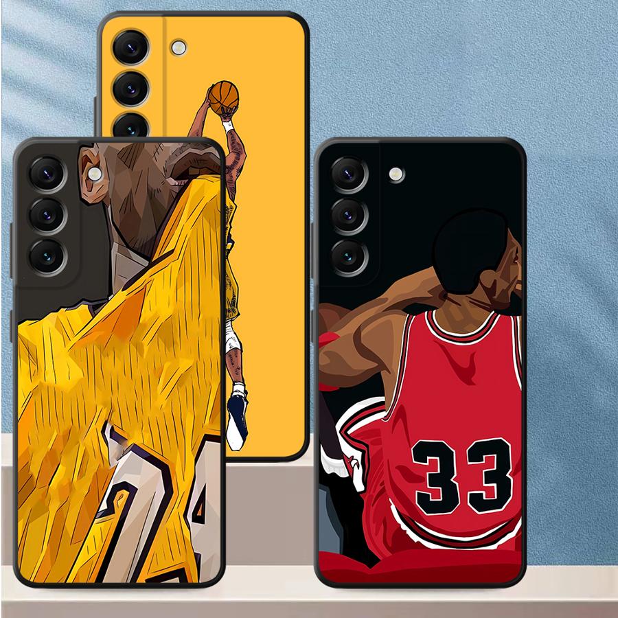 Basketball Players Cool Phone Case for Samsung Galaxy A53 A22 A52 A55 A56 A33 A54 A25 A23 A72 A24 A25 A35 A35 A32 A73 Soft Cover