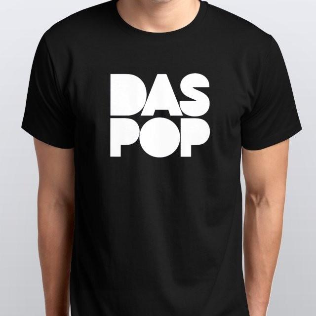 DAS POP new T-SHIRT All sizes S M L XL XXL 3 4 XL colours Black, White