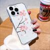 Falling Pink Cherry Blossoms Phone Case for IPhone 17 15 16 14 13 12 11 Pro Max  Plus 12 13 Mini TPU Protect Cover