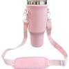 Water Bottle Carrier Bag Compatible With 40Oz Tumbler With Handle, Water Bottle Holder With Adjustable Shoulder Strap