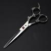 6.0 Inch Silver Monster Dragon Handle, Hair Scissors, Hair Scissors, Flat Scissors, Bangs Scissors, Tooth Scissors, Thin