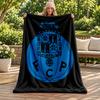 Couverture FC Porto Couverture Flanelle Douce Confortable Peluche Jeté pour Canapé Lit Léger Décoration Maison Cadeaux pour Noël diverses fêtes