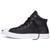 Jack Purcell Leather Slip Resistant Durable High Top Skate Shoes Unisex Sneakers Black 155718C