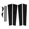 Black Window Pillar Post Molding Cover Trim Sticker Fits 2018-2024 Toyota Camry