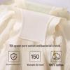 Qisefang Women's Mid-Waist Breathable Antibacterial Cotton Briefs - 4 Pack