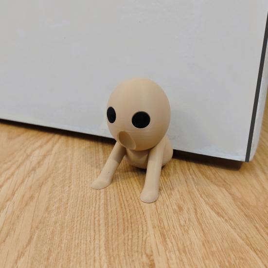 

3D Printed Door Stop Little Figure Door Wedge Decorative Floor Door Stop for Bottom of Door Home Bedroom Office C