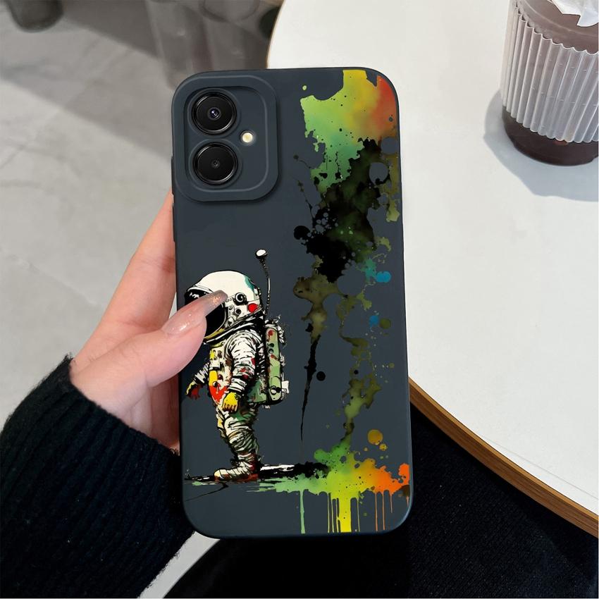 Fashion Case For Samsung A07 M07 F07 A25 A17 M17 F17 M36 F36 M56 S26 Plus Cute Cartoon Star Pattern Soft Liquid Silicone Phone Cover For Samsung Shell