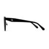 Calvin Klein Square Narrow Frame Side Letter Logo UV Protection Cat Eye Sunglasses Unisex sunglasses Metallic CKJ26220SLB