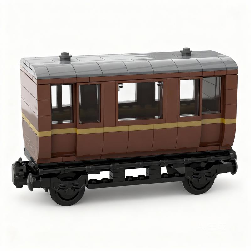 518pcs MOC Small Passenger Cars City Trains Model Building Blocks Construction Toy Christmas Gifts DIY Creative Idea Education