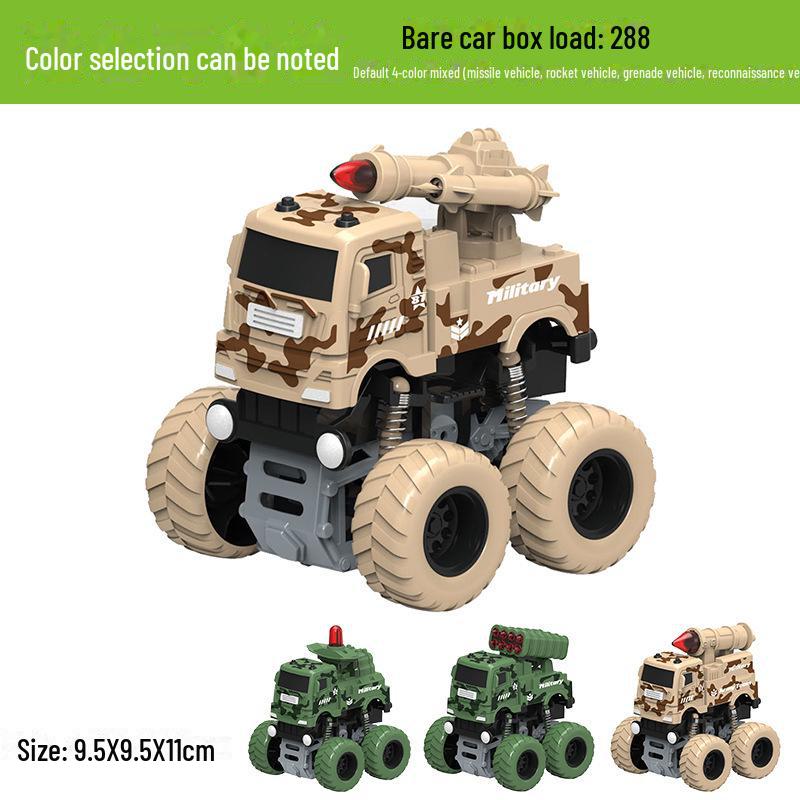 Children's Dinosaur Inertia Car: Four-Wheel Drive Off-Road Toy