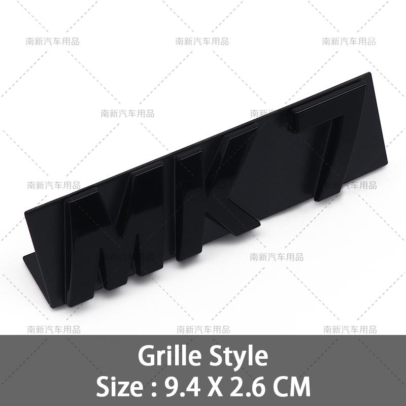 OPQ1 2026 Hot VOLKSWAGEN 3D Black Silver MK5 MK6 MK7 Mk8 Car Front Grill Emblem Car Stickers for Volkswagen VW Golf GTI MK 5 MK 6 Mk